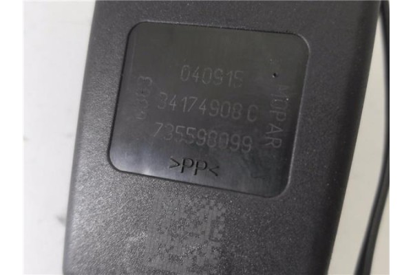 Recambio de anclaje cinturon trasero central para jeep renegade (bu) 1.6 limited fwd referencia OEM IAM 34174908C 735598099 