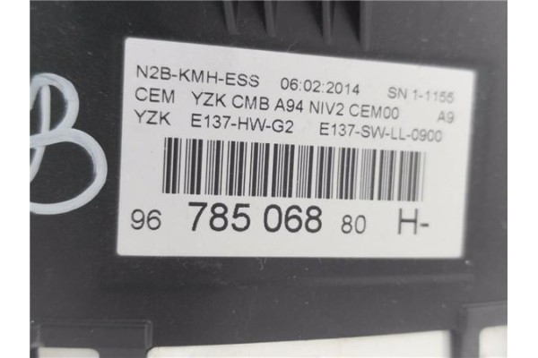 Recambio de cuadro completo para peugeot 2008 1.2 access referencia OEM IAM 9678506880  