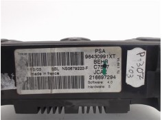 Recambio de mandos climatizador para peugeot 307 (s1) referencia OEM IAM 96430991XT 216697294 