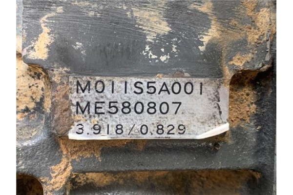 Recambio de caja cambios manual 4x4 para mitsubishi galloper (hyundai) 2.5 d referencia OEM IAM M011S5A001 ME580807 