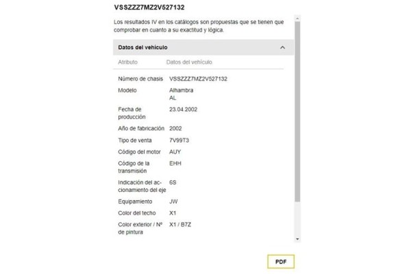 Recambio de caja cambios manual para seat alhambra (7v9) 1.9 reference referencia OEM IAM EHH R02N300049eferencia 