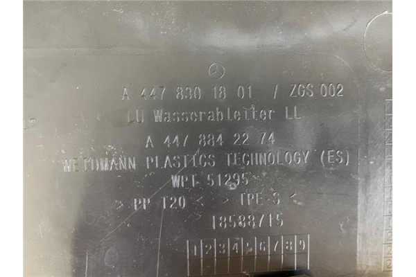 Recambio de torpedo para mercedes-benz vito furgón (447) 2.1 114/116 cdi, 119 cdi/bt 4x4 extralang (447.605) referencia OEM IAM 