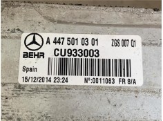 Recambio de intercooler para mercedes-benz vito furgón (447) 2.1 114/116 cdi, 119 cdi/bt 4x4 extralang (447.605) referencia OEM 