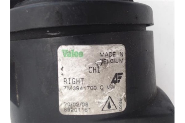 Recambio de faro antiniebla derecho para seat alhambra (7v9) referencia OEM IAM  7M3941700 
