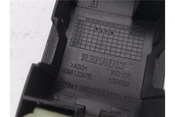 Recambio de mando elevalunas delantero izquierdo para renault clio iv 1.5 business referencia OEM IAM 809612367R  