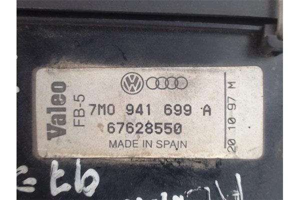 Recambio de faro antiniebla izquierdo para seat alhambra (7v8) referencia OEM IAM 7M0941699A  7329072 , AUDI | 7329072 , FORD | 