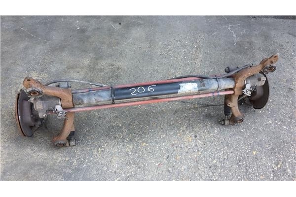 Recambio de puente trasero para peugeot 206 berlina (1998) 2.0 gt [2,0 ltr. - 100 kw 16v cat (rfn / ew10j4)] referencia OEM IAM 