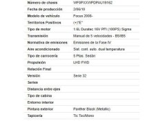 ford focus ii (da_) del año 2010