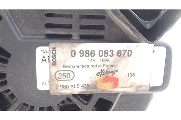 Recambio de alternador para mercedes-benz vito furgón (447) 2.1 114/116 cdi, 119 cdi/bt 4x4 extralang (447.605) referencia OEM I