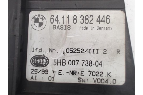 Recambio de mandos climatizador para bmw serie 3 berlina (e46) referencia OEM IAM 64118382446  