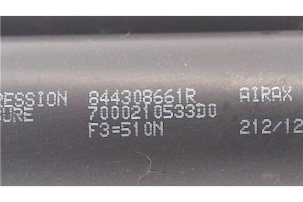 Recambio de amortiguador porton para renault clio iv 1.5 business referencia OEM IAM 844308661R 7000210533D0 