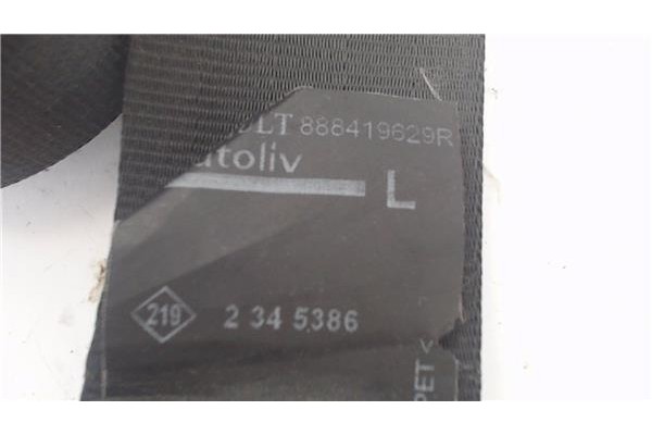 Recambio de cinturon seguridad trasero izquierdo para renault clio iv 1.5 business referencia OEM IAM 888410693R  