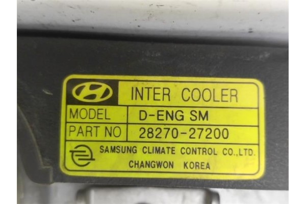 Recambio de intercooler para hyundai santa fe (sm) 2.0 gls crdi referencia OEM IAM  2827027200 