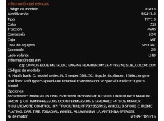 suzuki ignis (rg/fh) del año 2003