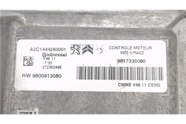 Recambio de centralita para citroen c3 1.2 feel referencia OEM IAM 9817335080 A2C1444260001 