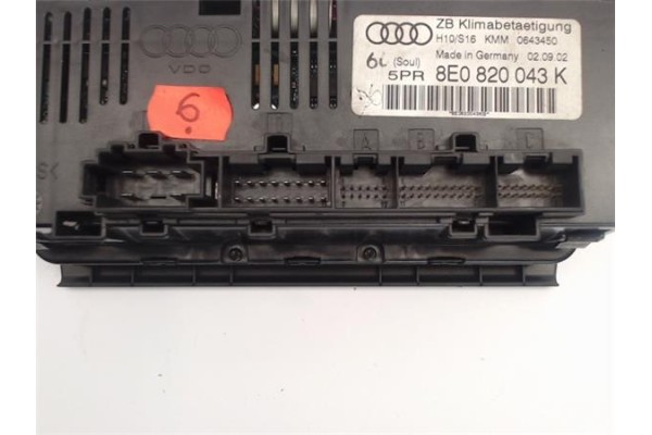 Recambio de mandos climatizador para audi a3 (8p1) referencia OEM IAM (8E0820043K) (0643450) 