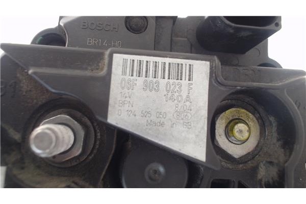Recambio de alternador para audi a3 (8p1) 1.6 ambiente referencia OEM IAM 06F903023F 124525050 