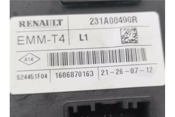 Recambio de modulo electronico para renault clio iv 1.5 business referencia OEM IAM 231A00490R 524451F04 