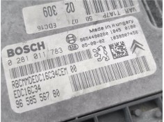 Recambio de centralita para peugeot 206 1.4 hdi eco 70 referencia OEM IAM 9658556780 281011783 
