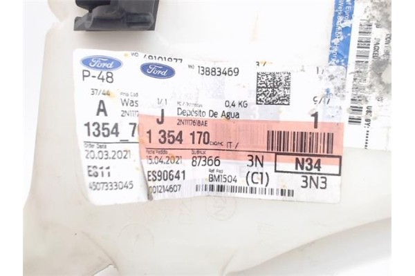 Recambio de deposito limpiaparabrisas para ford fusion (cbk) 1.4 referencia OEM IAM 1354170  