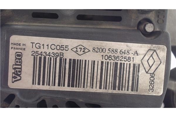 Recambio de alternador para renault megane ii (bm0/1_, cm0/1_) 1.6 16v (bm0c, cm0c) referencia OEM IAM 8200588648A 106362581 