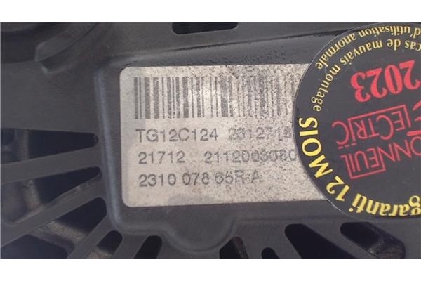 Recambio de alternador para renault clio iv 1.5 business referencia OEM IAM 231007865R TG12C124 