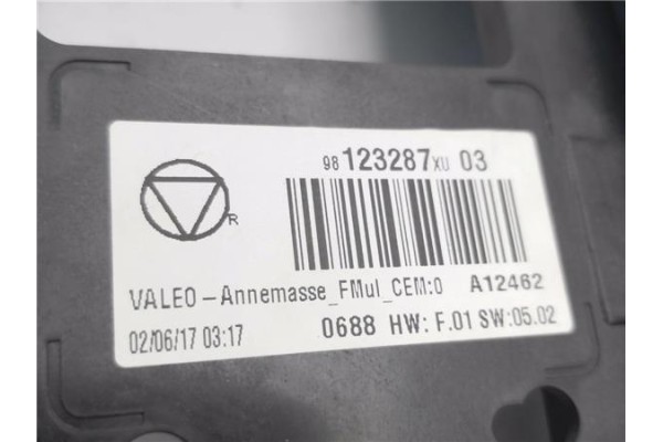 Recambio de mando multifuncion para citroen c3 1.2 feel referencia OEM IAM 98123287XU  