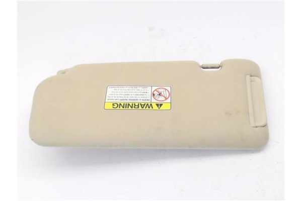 Recambio de parasol derecho para kia carnival 2.9 crdi referencia OEM IAM 852104D 852104D360 