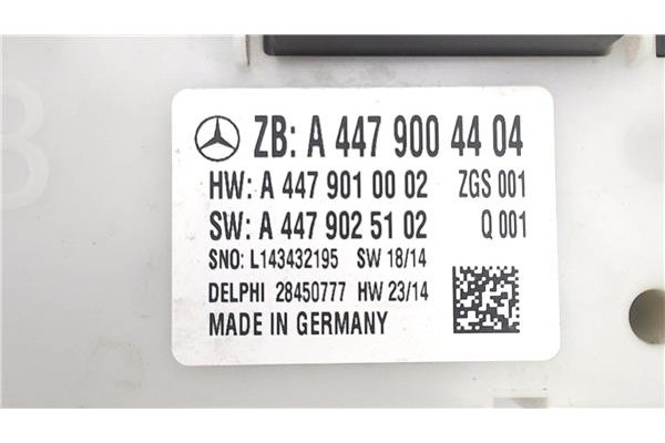 Recambio de módulo electrónico para mercedes-benz vito furgón (447) 2.1 114/116 cdi, 119 cdi/bt 4x4 extralang (447.605) referenc