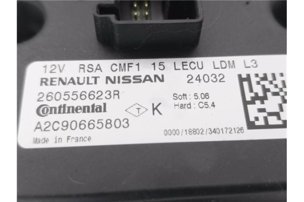 Recambio de centralita xenon para renault clio iv 0.9 limited referencia OEM IAM 260556623R A2C90665803 