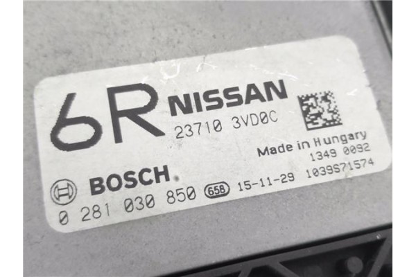 Recambio de centralita para nissan nv200 furgón 1.5 dci referencia OEM IAM 237103VD0C  