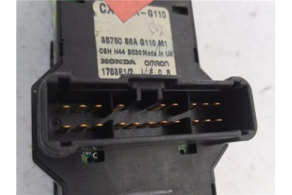 Recambio de mando elevalunas delantero izquierdo para honda civic berlina 5 (eu7/8) 1.4i ls referencia OEM IAM 35750S6A  