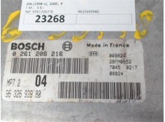 Recambio de centralita para peugeot 206 1.6 i referencia OEM IAM 9632693980 0261206216 