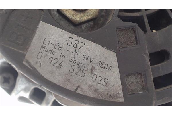 Recambio de alternador para citroen c4 berlina 1.6 hdi referencia OEM IAM 0124525035  