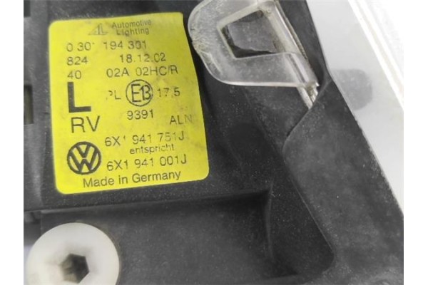 Recambio de faro delantero izquierdo para volkswagen lupo (6x1/6e1) 1.4 trendline referencia OEM IAM 6X1941751J  