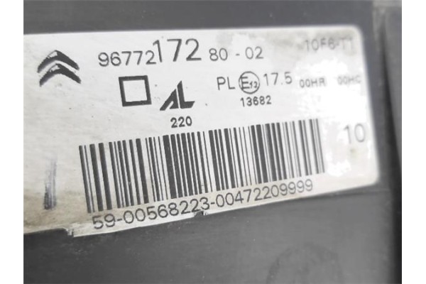 Recambio de faro delantero dcho para citroen c4 grand picasso/spacetourer 2.0 exclusive referencia OEM IAM 9677217280  