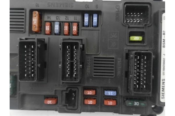 Recambio de caja fusibles/rele para peugeot partner furgón (5) 2.0 hdi referencia OEM IAM 9650618580  