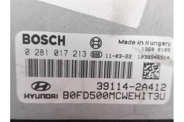 Recambio de centralita para hyundai i30 (fd) 1.6 comfort referencia OEM IAM 391142A412 281017213 
