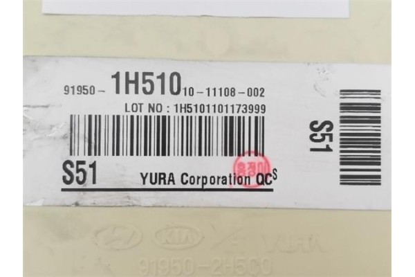 Recambio de caja fusibles/rele para hyundai i30 (fd) 1.6 comfort referencia OEM IAM 919501H51010 919502H500 