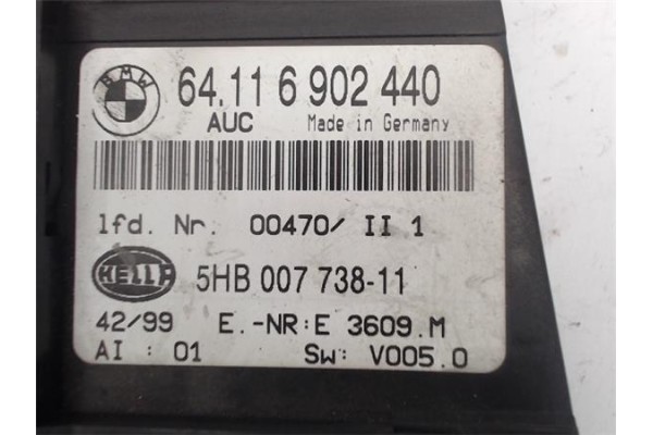 Recambio de mandos climatizador para bmw serie 3 touring (e46) referencia OEM IAM 64116902440  