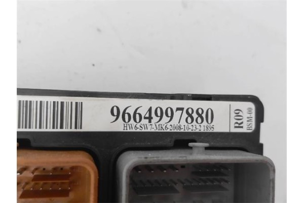 Recambio de caja fusibles/rele para citroen c3 1.4 16v referencia OEM IAM 9664997880  