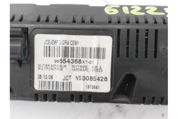 Recambio de reloj horario para citroen c3 1.4 16v referencia OEM IAM 96654368XT  