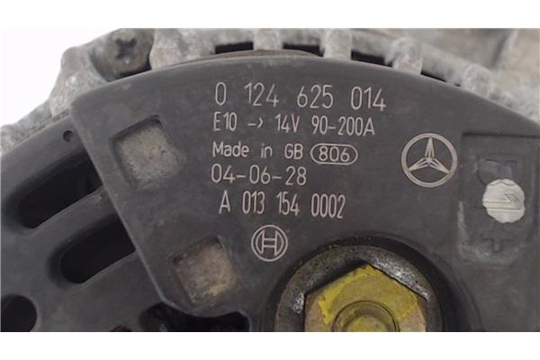 Recambio de alternador para mercedes-benz clase e (bm 211) berlina 3.2 e 320 cdi (211.026) referencia OEM IAM A0131540002 124625