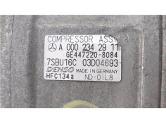 Recambio de compresor aire acond. para mercedes-benz clase e (bm 210) berlina 2.7 270 cdi (210.016) referencia OEM IAM A00023429