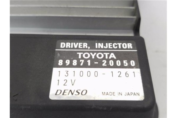 Recambio de centralita para toyota land cruiser (j12) 3.0 d-4d (kdj120) referencia OEM IAM 8987120050 1310001261 