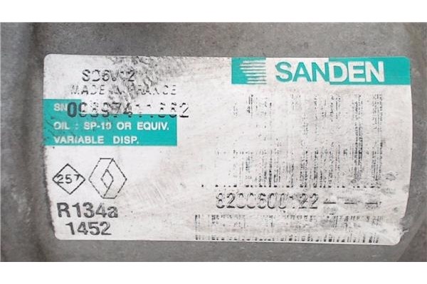 Recambio de compresor aire acond. para renault clio iii 1.4 16v referencia OEM IAM 8200600122 9897411662 