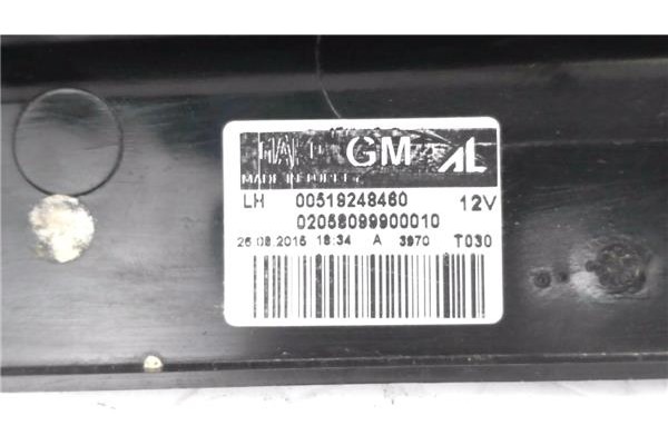 Recambio de piloto trasero izquierdo para opel combo d 1.3 cargo l1h1 2,2t referencia OEM IAM 95513787  