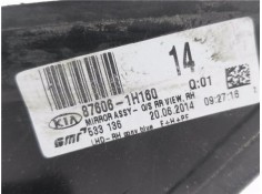 Recambio de retrovisor electrico derecho para kia ceed sportswagon (ed) 2.0 emotion referencia OEM IAM 876061H160  