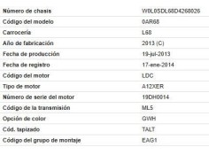opel corsa d del año 2014
