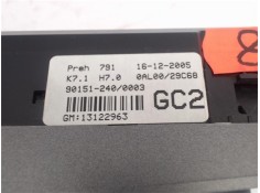 Recambio de mandos climatizador para opel astra h berlina referencia OEM IAM (13122963) (90151-240) (GC2) 